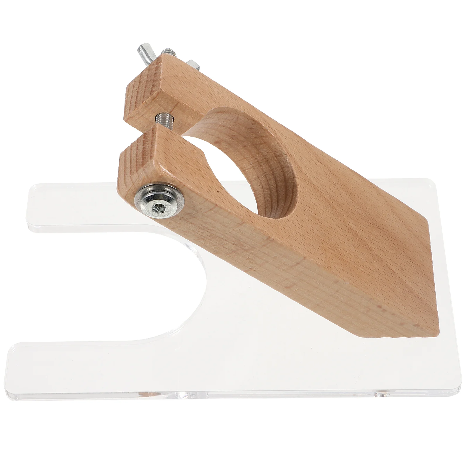 Carpet Trimmer Stand High Power Wooden Holder Base Tufting Carver Rug Making Kits Practical Shearing Guide Trimmer