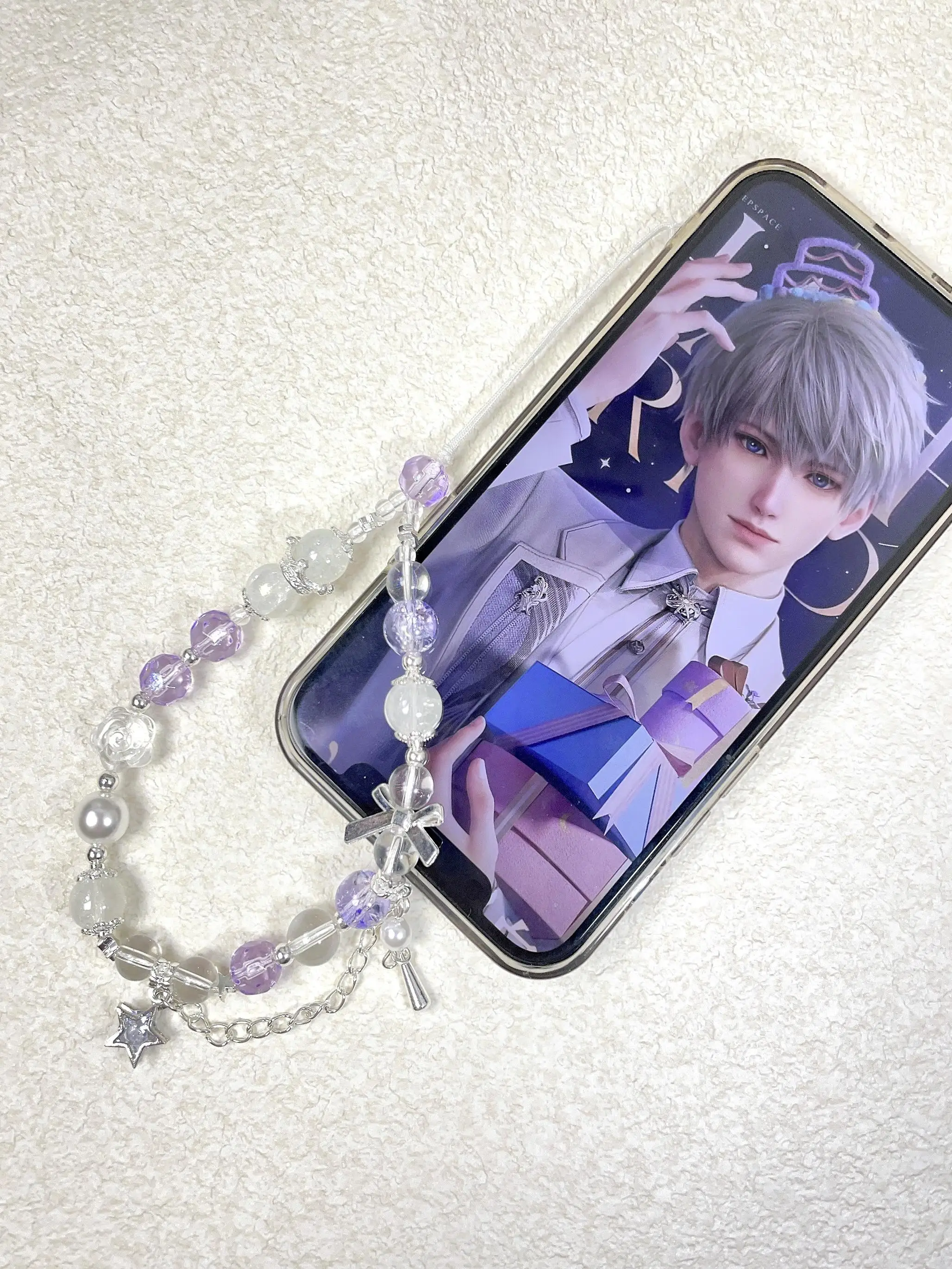 Anime Love and Deepspace Sylus Zayne Xavier Rafayel Cosplay Phone Chain Cartoon Phones Strap Cell Accessories Adorn Xmas Gift