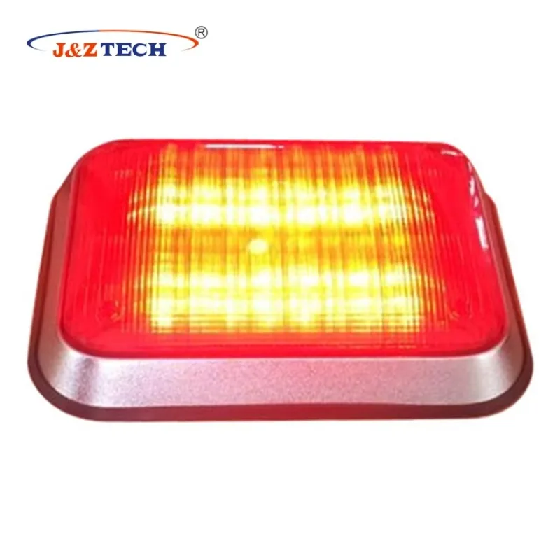 3W Ambulance LED Dome Strobe Lights Amber Red Split Color Flashing   Car Light Accessories