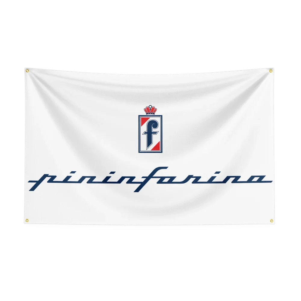 90*150CM Pininfarinas Racing Car Flag Banner Polyester Printed Garage or Bedroom Living Room Decoration