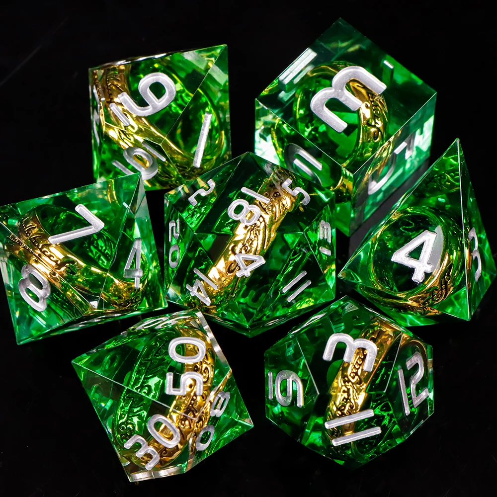 

Набор кубиков «Властелин колец» с острыми красными кубиками из смолы D6 D&D Dice RPG Ролевые игры, D20 Dice For Dungeons and Dragons