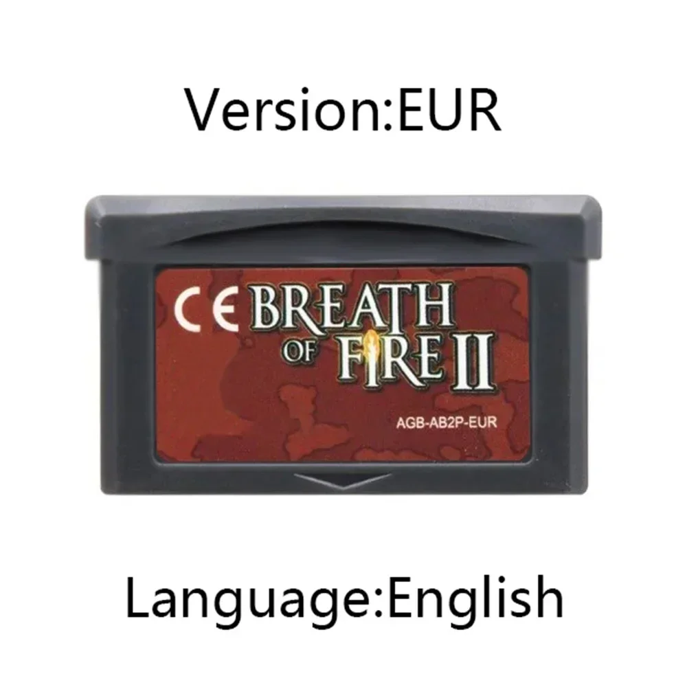 EUR/USA الإنجليزية GBA لعبة خرطوشة التنفس من النار سلسلة 32 بت لعبة فيديو وحدة التحكم بطاقة التنفس النار 2 #6