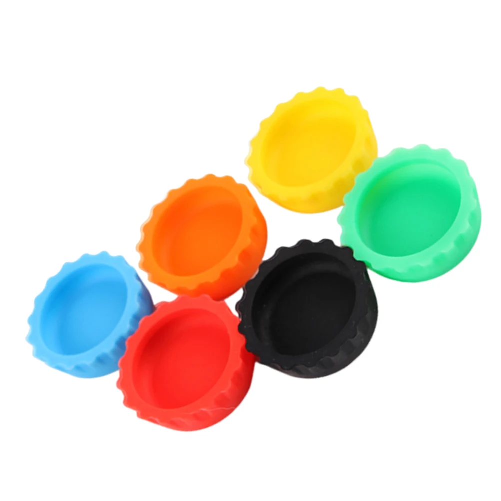 6 قطعة وعاء طعام الحيوانات الأليفة سيليكون التصميم الضحلة مقاومة للانسكاب لخزان الزواحف الحيوانات الأليفة الصغيرة 3 سنتيمتر أبو بريص طبق مياه للتغذية #1