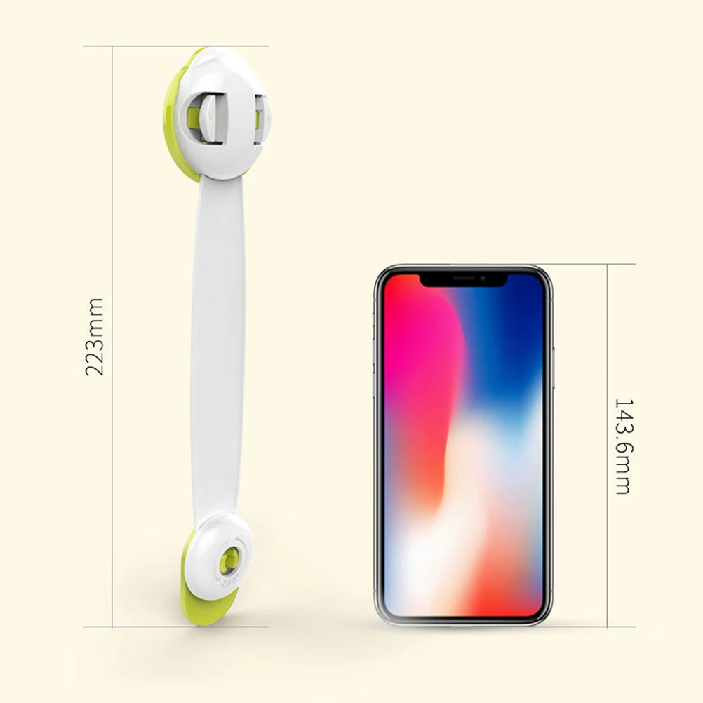 

4Pcs Cabinet Locks Child Safety Locks Double Button Self-Adhesive Refrigerator Drawer Door Baby Proof Latches 360 Rotatable