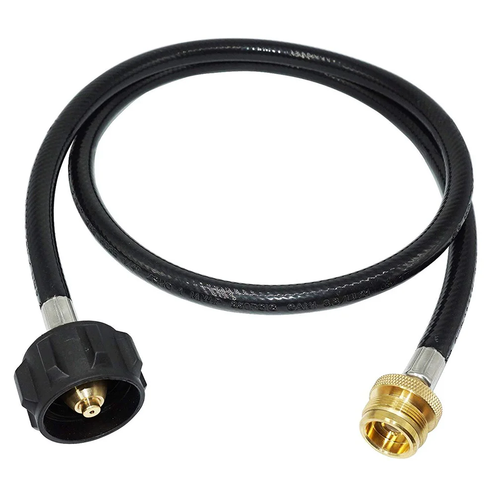 

Brass Tank Hose Adapter 1 lb to 20 lb QCC1 Tank Converter Replacement for Outdoor (Black) Propane Tank Hose Adapter