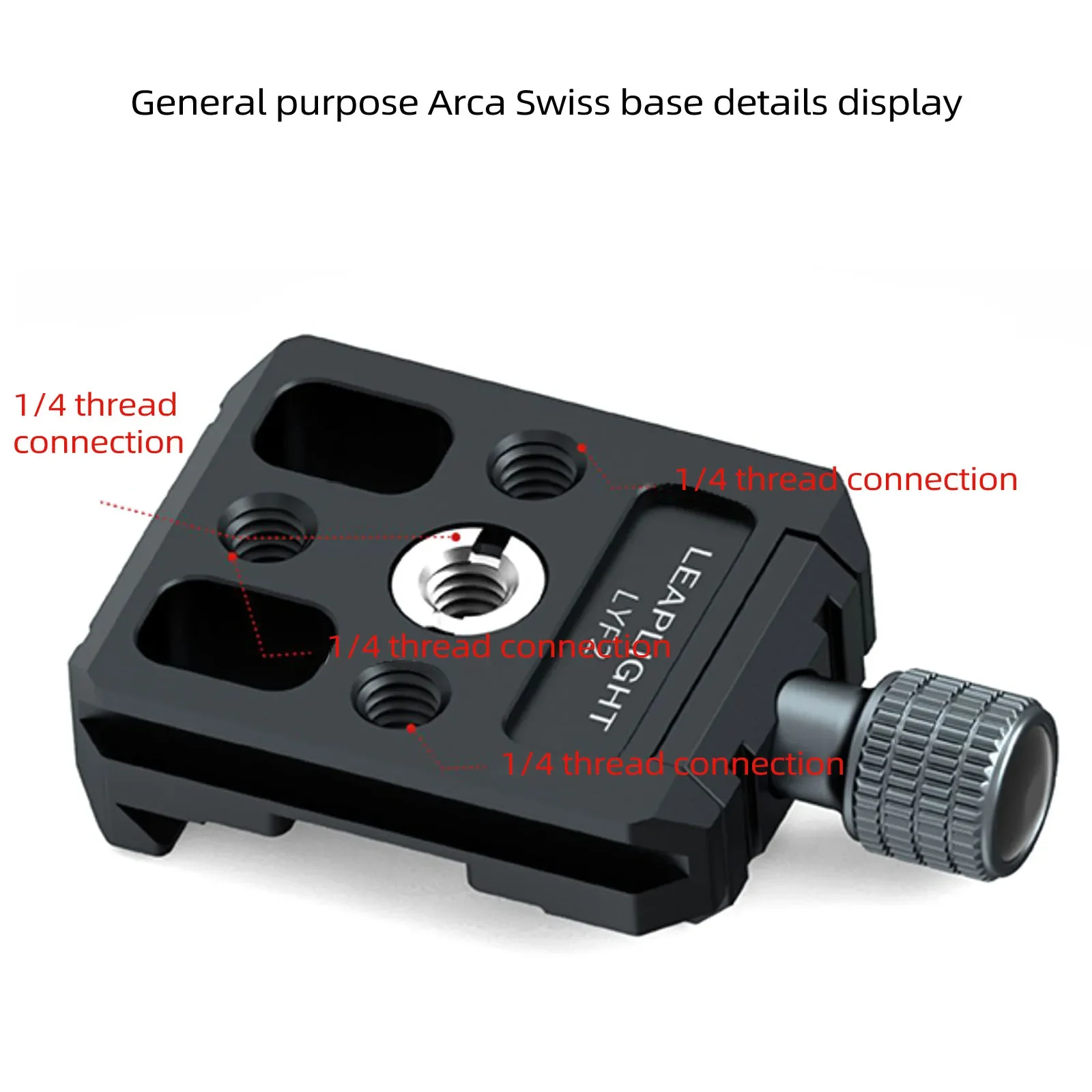 Leaplight العالمي سريع الإصدار Arca السويسري المشبك مع مستوى الروح لشاشات الكاميرا المشبك جبل ل ترايبود/الرأس الكرة