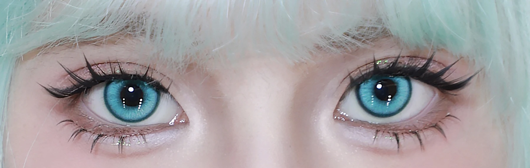 Abgestufte 1 Paar farbige Kontaktlinsen Halloween Cosplay Softlens 14,2 mm 6 Monate – Detail 4