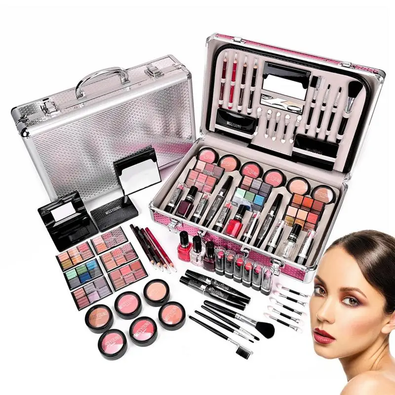 Makeup Kits For Women Full Set 68PCS/Set All In 1 Makeup Set With Eyeshadow Palette Blush Lipstick Makeup Kits For Daily