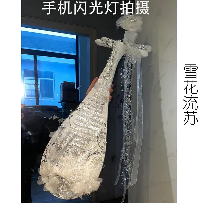 2026NEW Handmade Chinese-style Hanfu Crystal Pipa Runway Photography Props