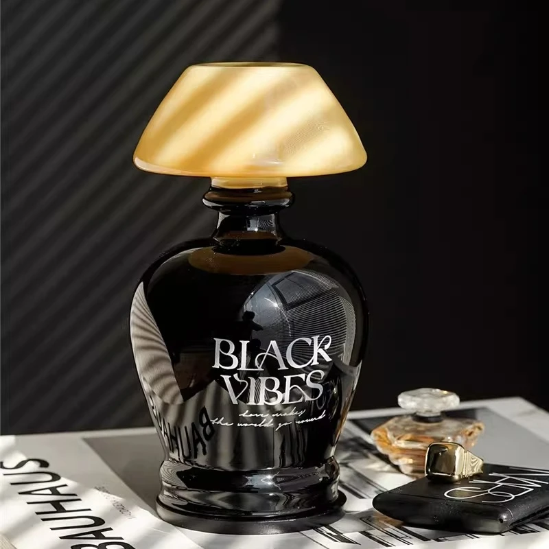 

Minimalist Glass Toothpick Holder Creative Cotton Swab Floss Organizer for Home Desk Ornaments Modern Decorative Storage Box