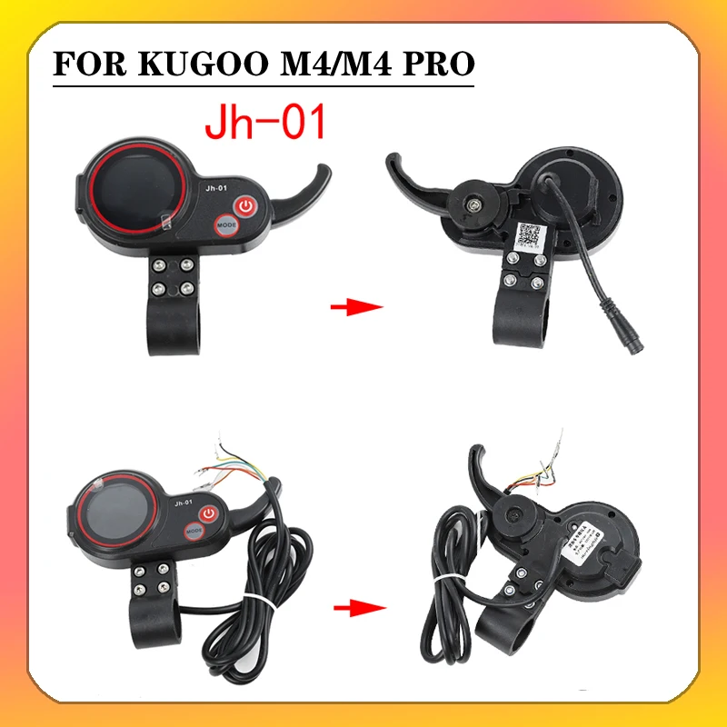 

Jh-01 For Zero 10x and KuGoo M4 Parts LCD Panel Electric Scooter Power Switch Motorcycle Motor Master Control Acceleration Dial