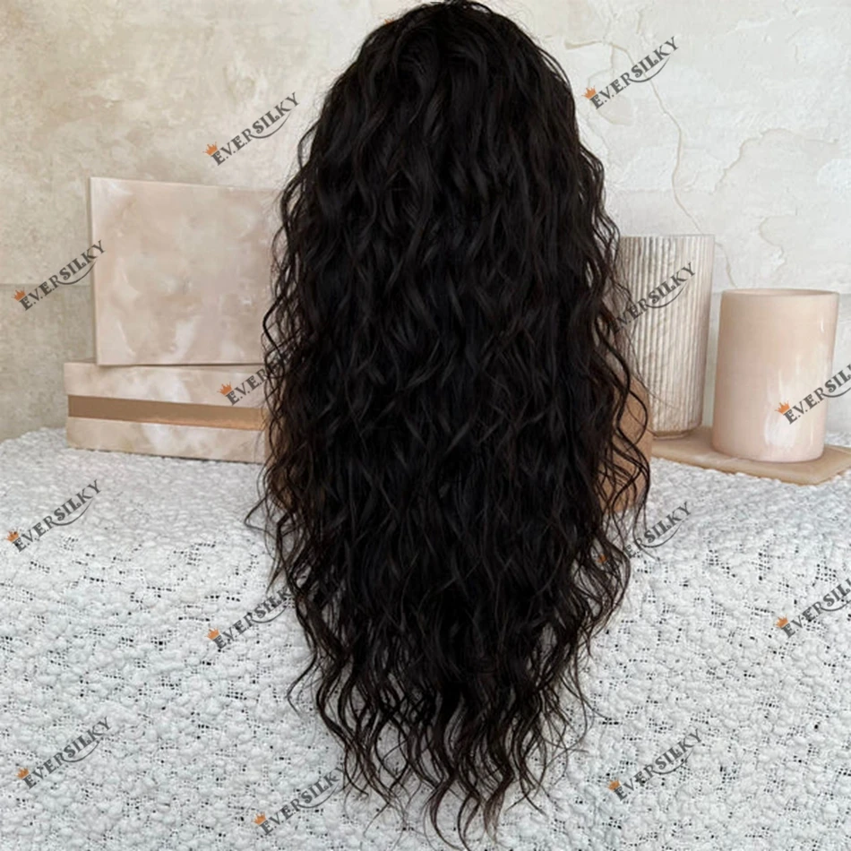 Capelli umani neri onda naturale capelli indiani grezzi 5x 5 parrucca con chiusura in pizzo per donne nere 200 densità 13x6 parrucca anteriore in pizzo con parte profonda