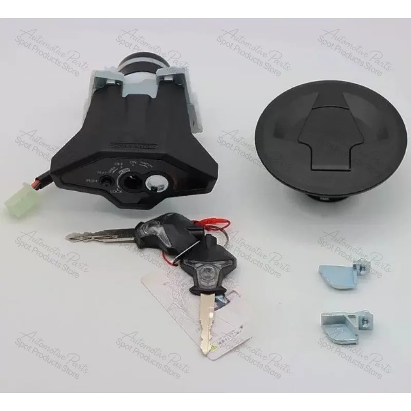 Motorcycle Ignition Switch Full Lock Set with Fuel Tank Cap Lock Suitable for KD150-G1 G2 Z2 KD200-G Z