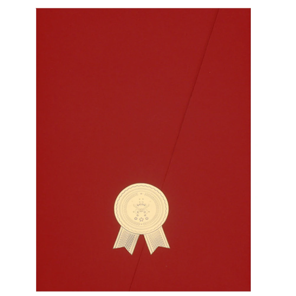 

Diploma Cover Certificate Holders Paper Award Folder A4 Red Presentation Holders Office Decor Protective Envelope Document Frame