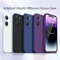 Phone Case for VIVO Y03 Y18 Y18E Y36T Y18S Y28S Y37 Y37M Y28E Y03T Y18i Y36C iQOO Z9 T3 Lite 5G Shell Liquid Silicone Back Cover