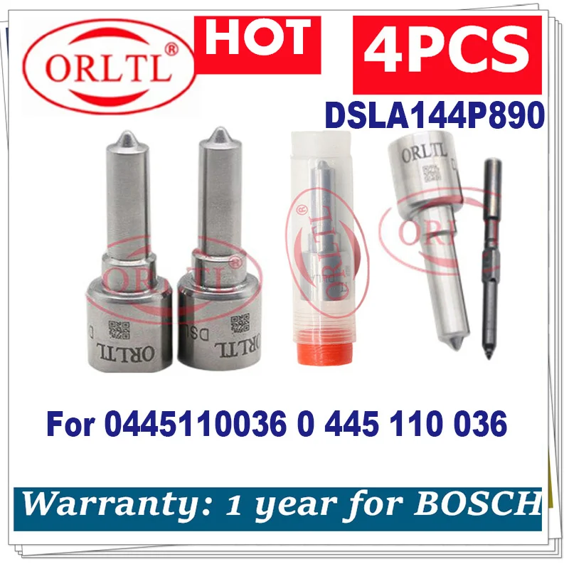 

NEW DSLA144P890 0433175250 DSLA 144 P 890 For 0445110036 0 445 110 036 0986435013 Diesel Fuel Injector 4pcs