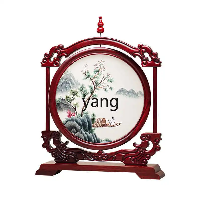 

CX двусторонняя вышивка орнамент ручная вышивка ремесла новое китайское украшение