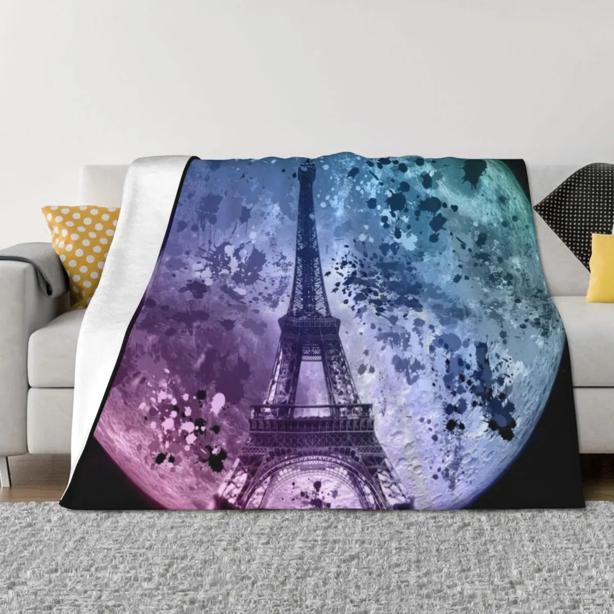 

EIFFEL TOWER Throw Blanket for sofa Thins For Sofa Thin Loose Blankets