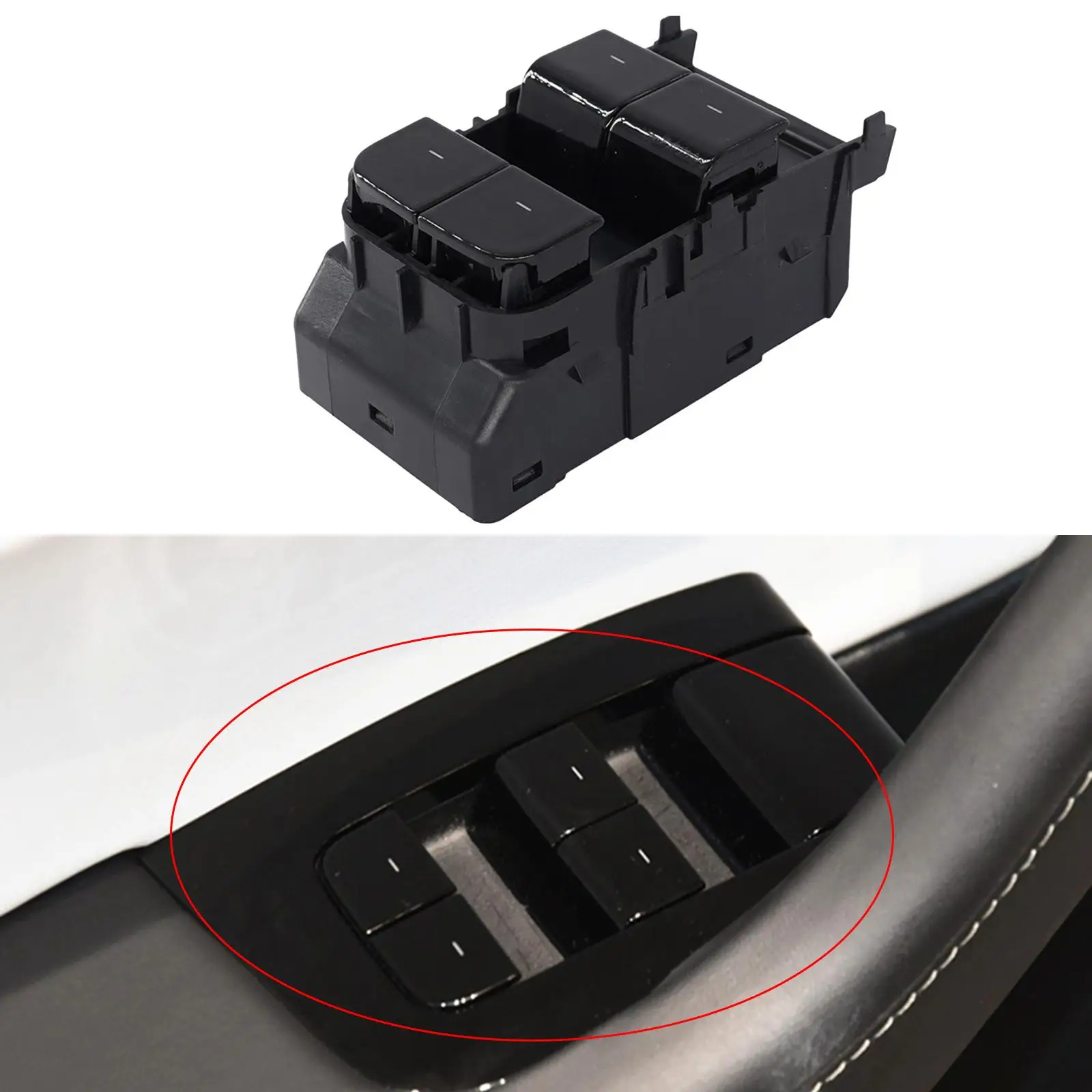 

Window Control Switch 1082037 Automotive Black High Performance 6 Pins Easy