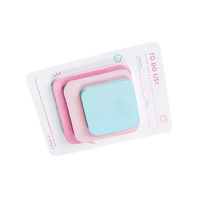 Estético note pegajoso note memorandos adoráveis ​​notas pegajosas material escritório escolar