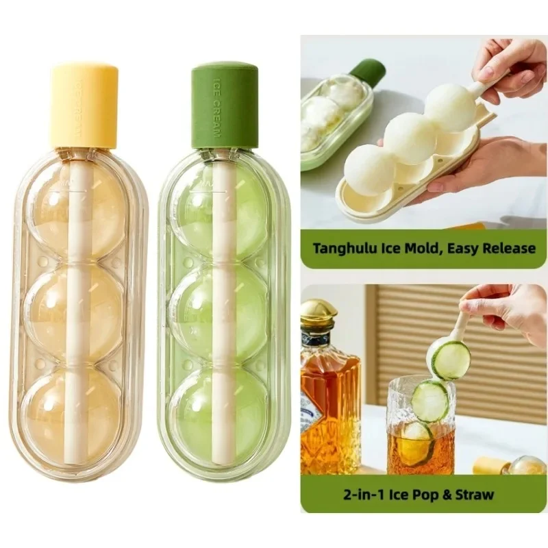 BPA Free Reusable Popsicle Molds, DIY Ice Pop Maker for Juice Yogurt Smoothies JJ5471