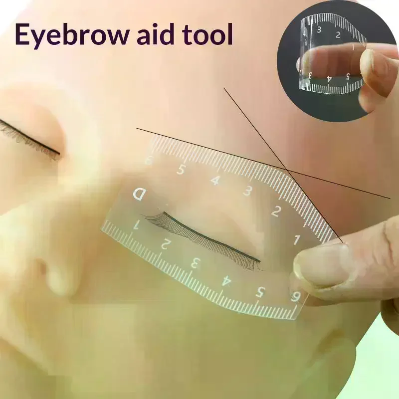 Eyebrow Shaping Stencil Kit Multi-Style Eyebrow Stencil Ruler Set For Microblading Permanent Makeup Artists And Beginners 5Pcs