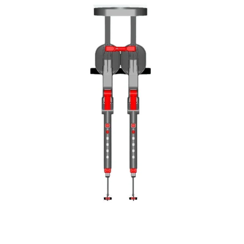 

Wearable Seat Adjustable Adult Walking Aid Leg Trainer Crutch Go out Portable Folding Stool