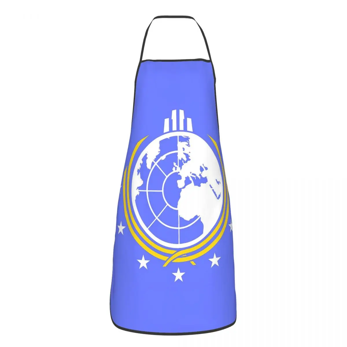 Into Hell Liberty Diving Earth For Super Apron Chef Cooking Tablier Waterproof Bib Kitchen Cleaning Pinafore for Women Men