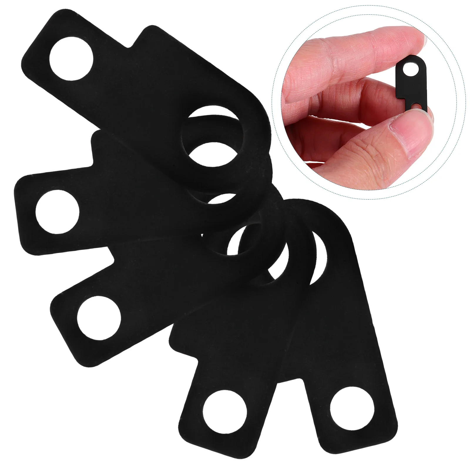 

Electric Guitar Mounting Kit Pedal Board Brackets Black Accessories