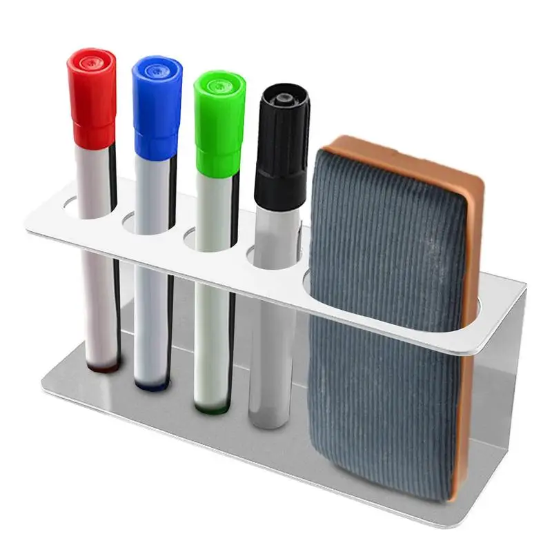 Magnetic Storage Box Metal Whiteboard Marker Pen Holder Refrigerator Container Home Office Organizer School items