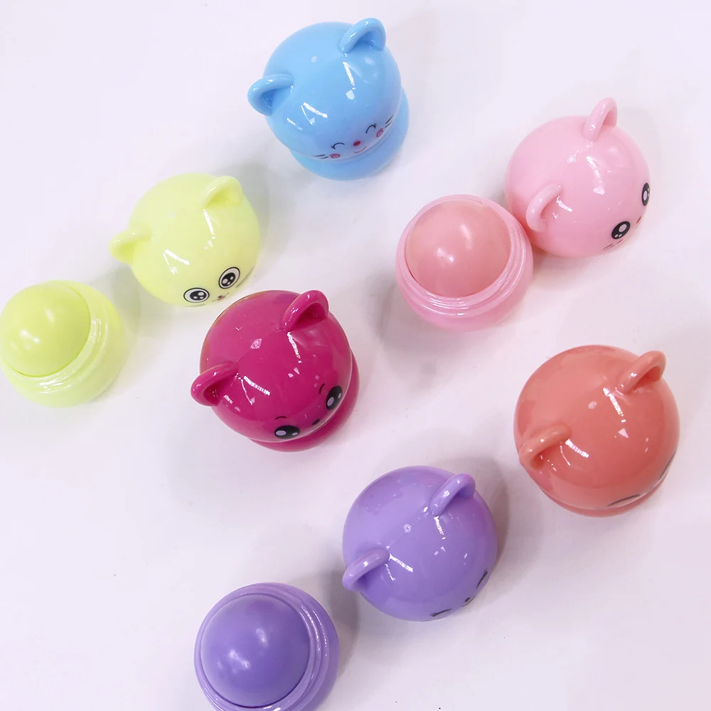 24Pcs Cute Cat Design Lip Blam Set  Deep Nourish Hydrating Clear Lip Balm For Dry Cracked Lips Care