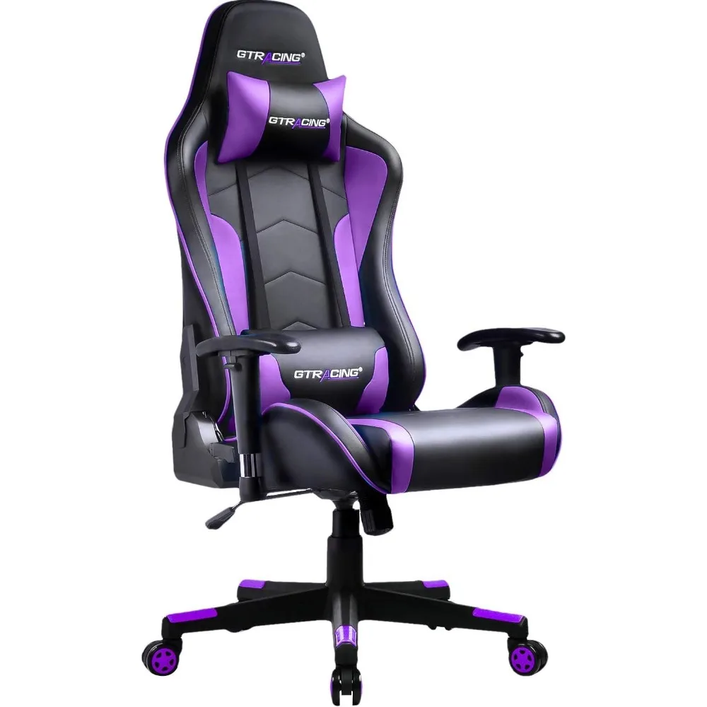 Gaming Chair with Bluetooth Speakers Music Video Game Chair Audio Ergonomic Design Heavy Duty Office Computer Desk Chair