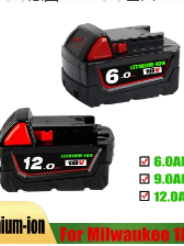 

Original 18V 6.0Ah/9.0Ah For Milwaukee M18 battery 48-11-1815 48-11-1850 2604-22 2604-20 2708-22 2607-22 power Tools Battery