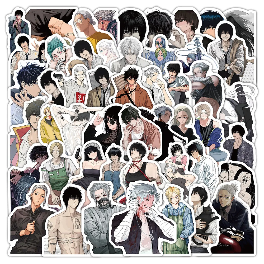 

10/60PCS SAKAMOTO DAYS Taro Sakamoto Anime Cartoon Graffiti Sticker Decal Kids Toy Bike Motorcycle Cool Decorative Sticker