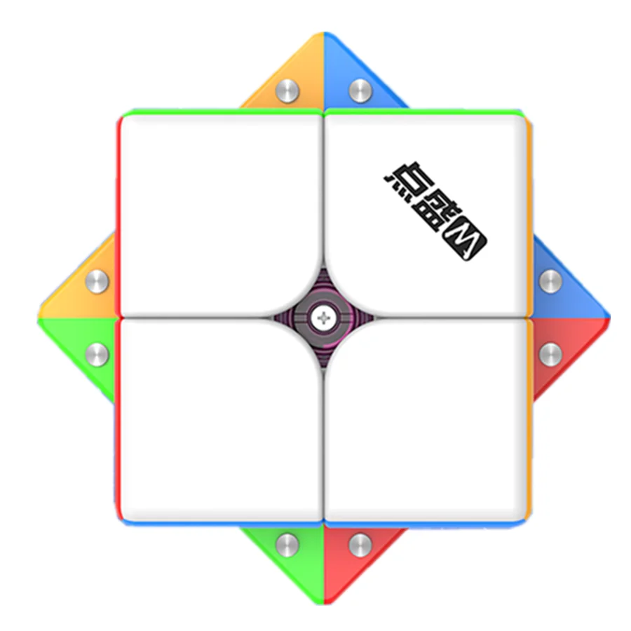

Diansheng 2x2 9 см Магнитный магический куб большой размер фотоигрушка для детей подарок