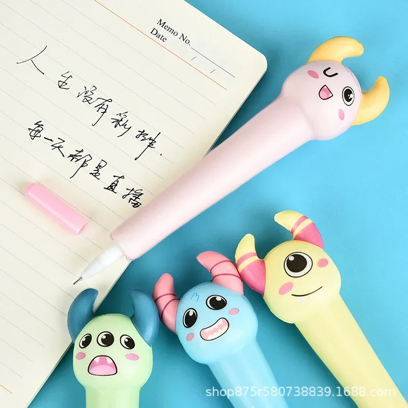 

16PCS Halloween Slow Rebound PU Cute Student Venting Pinch Pen