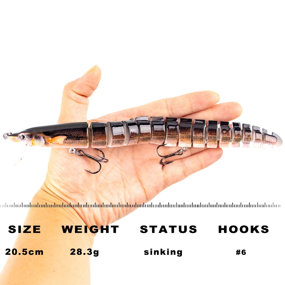 Magnisher Multi Jointed Swimba - Fishing Lure Popper 评论和价格