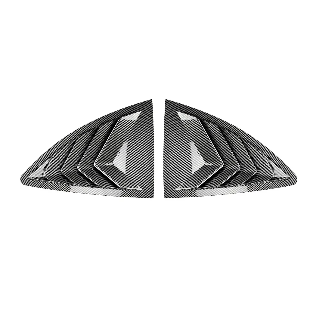 GEFENSI Rear Window Side Vent Shutter Louver Cover Trim Car Accessories For Toyota GT86 Subaru BRZ Scion FR-S 2013-2020