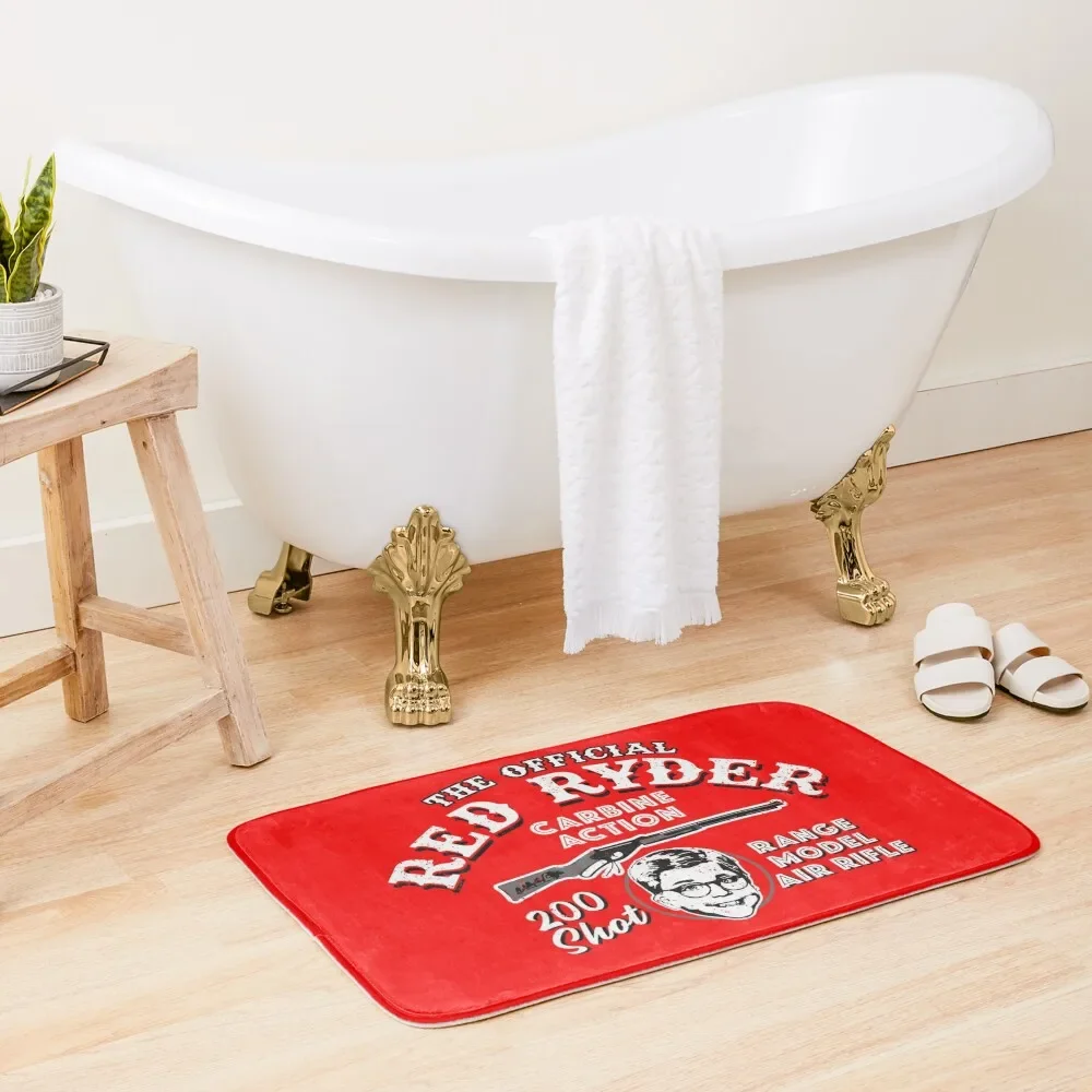 

Red Ryder Official Carbine Action 200 Shot Range Model Air Rifle Christmas Story Bath Mat Bathroom Accessories Sets Mat