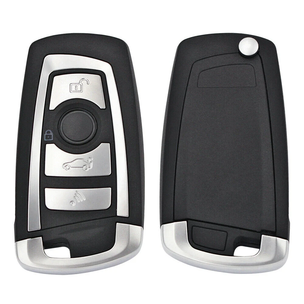 

Durable-4 Buttons 433MHZ Modified Floding Remote Key Without 7935AA ID44 Chip For -BMW E38 E39 E46 Control Keyless PCF7935AA