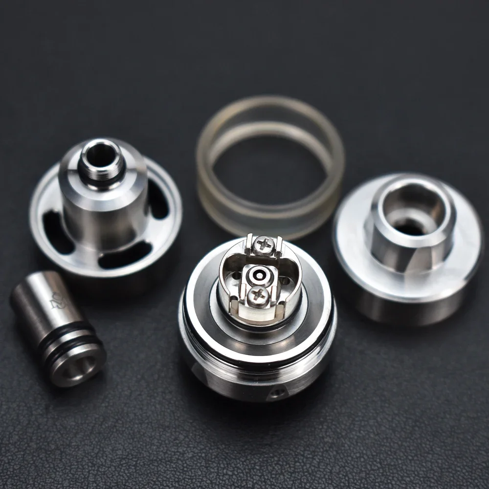 22 مللي متر/24 مللي متر Kayfun lite plus 2021 Mtl Rta خزان ملف واحد 316ss مدخل تدفق الهواء قابل للتعديل Vape المرذاذ قابل لإعادة البناء البخاخة
