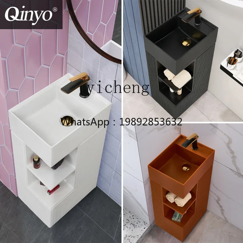 

b7-column type washbasin art washbasin integrated basin balcony toilet vertical washbasin