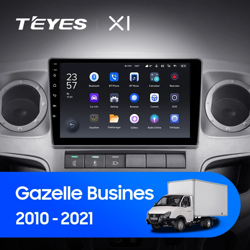 TEYES X1 For GAZ Gazelle Busines 2010 - 2021 Car Radio Multimedia Video Player Navigation GPS Android 10 No 2din 2 din DVD