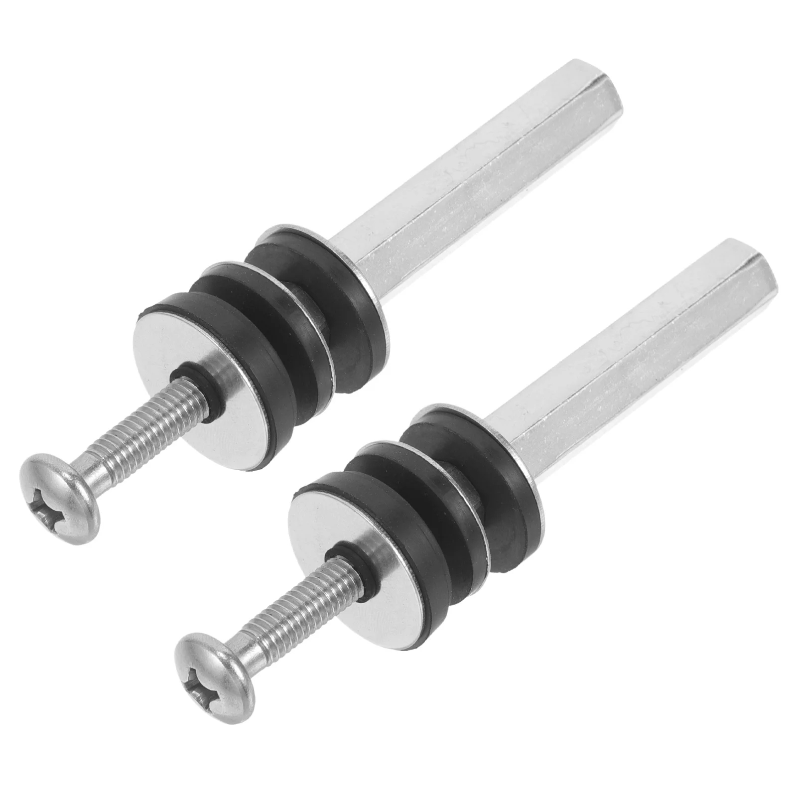 

1 Pair Seat Bolts Nuts Stainless Steel Screws Washers Lid Replacement Kit Durable Leakproof Universal Fit Water Tank Rubber Ring