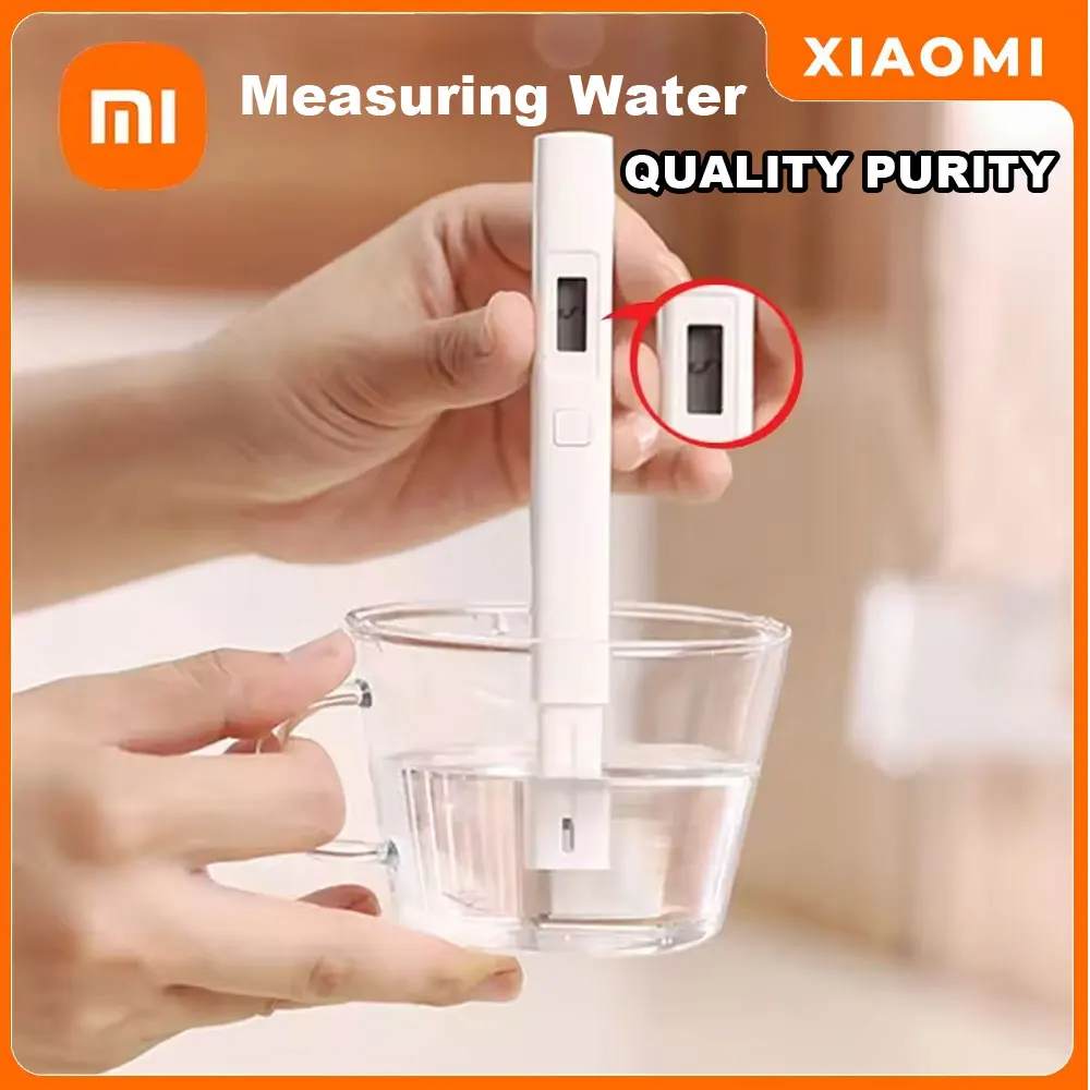 

Original Xiaomi MiJia Mi TDS Meter Tester Portable Detection Water Purity Quality Test TDS-3 Tester Home 1pcs 2pcs option