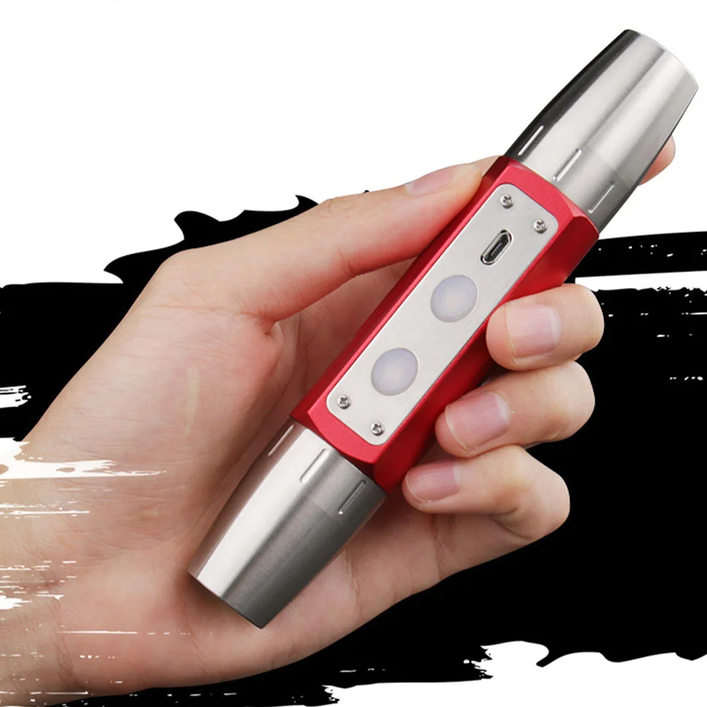1 Set Jade Identification Flashlight USB Powered Portable Jewelry Hard-Light Multi Light Source Lamp for Craft Inspection