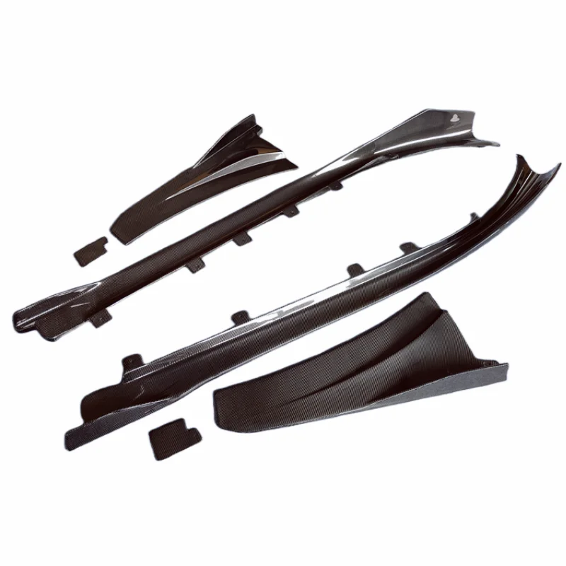 

For BMW I8 Body Kit EB Style True Carbon Fiber Side Skirts Body Kit Rear Diffuser Rear Spoiler Front Rod Decorative Plate
