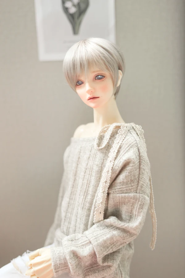 Bjd Poppenkleding Mica Gestreepte Trui Riem Van De Schouder Pullover Tops Voor 1/3 1/4 Bjd Sd Dd Msd Mdd Sd13 Sd17 Popo68 Oom