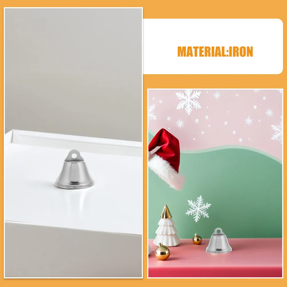30Pcs Decoration Wind Chime Bells Small Metal Hanging Bells for DIY Craft Christmas Tree Wreath Ornaments Christmas Tree Bell view 2