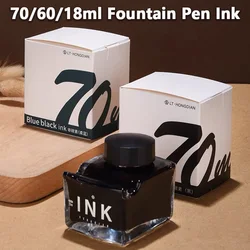 HONGDIAN 70/60/18ml Fountain Pen Ink Various Colors Ink Glass Bottled Ink  Cartridge School Office School Supplies Stationery